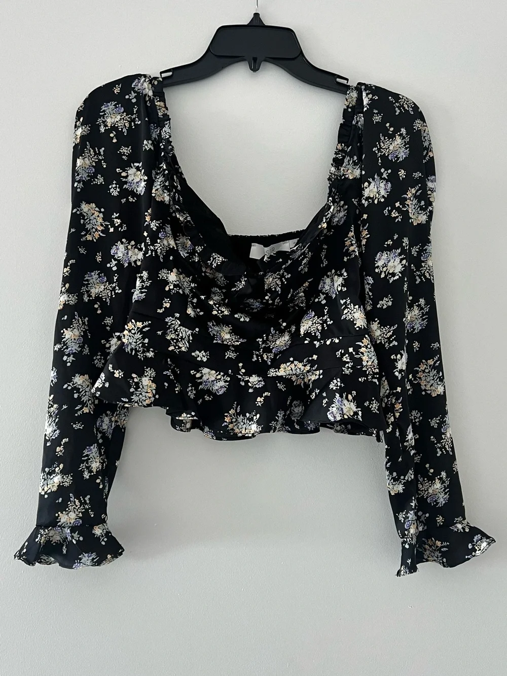 ASTR the Label Floral Satin Top